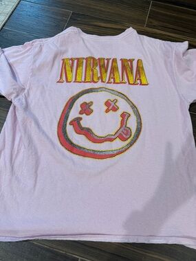 Nirvana Band tee oversized m/l